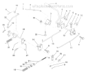Part Location Diagram of 132205 Weed Eater Bracket Assembly.. Clutch Pedal, Left Hand